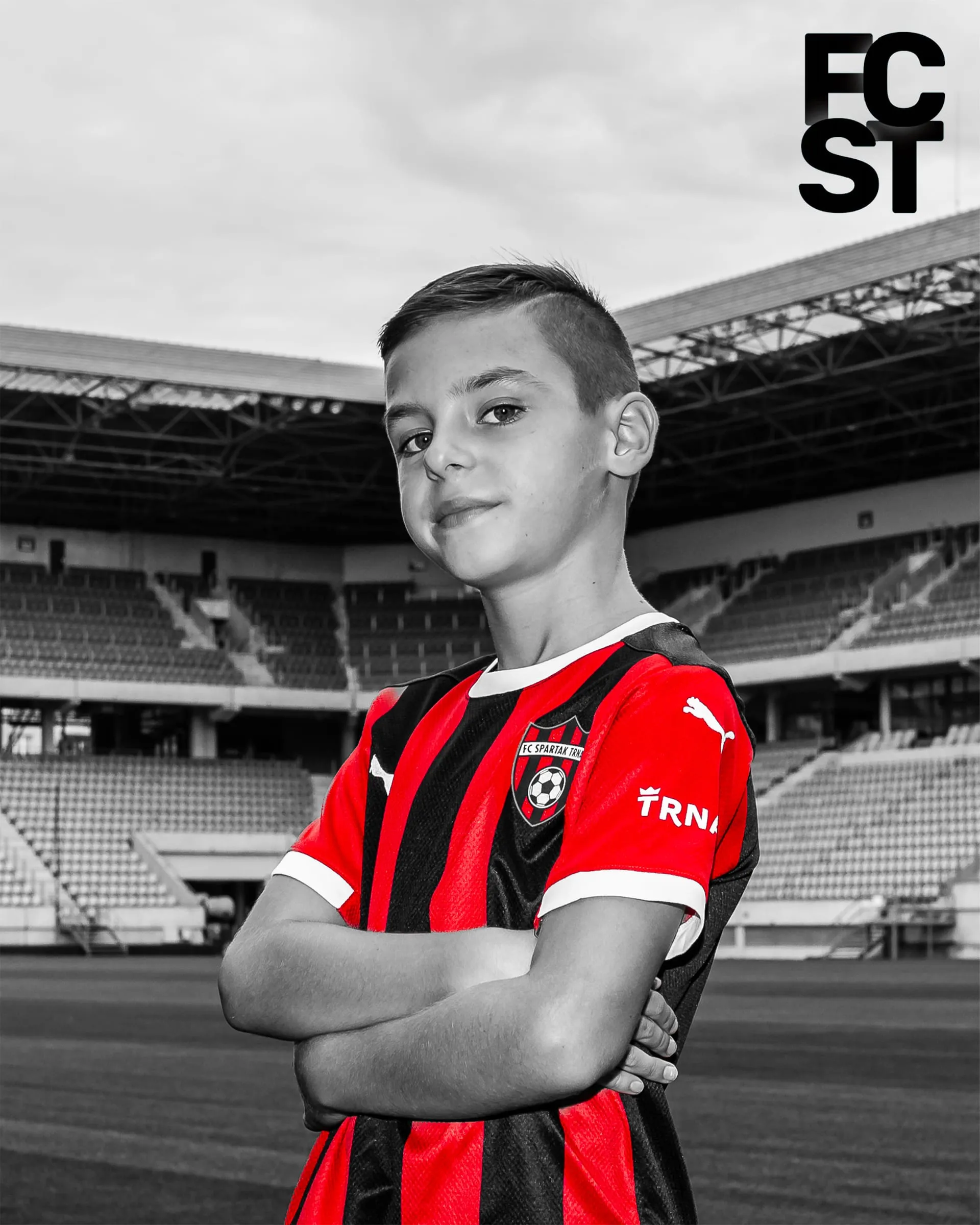 Nathan v drese Spartaka Trnava na štadióne