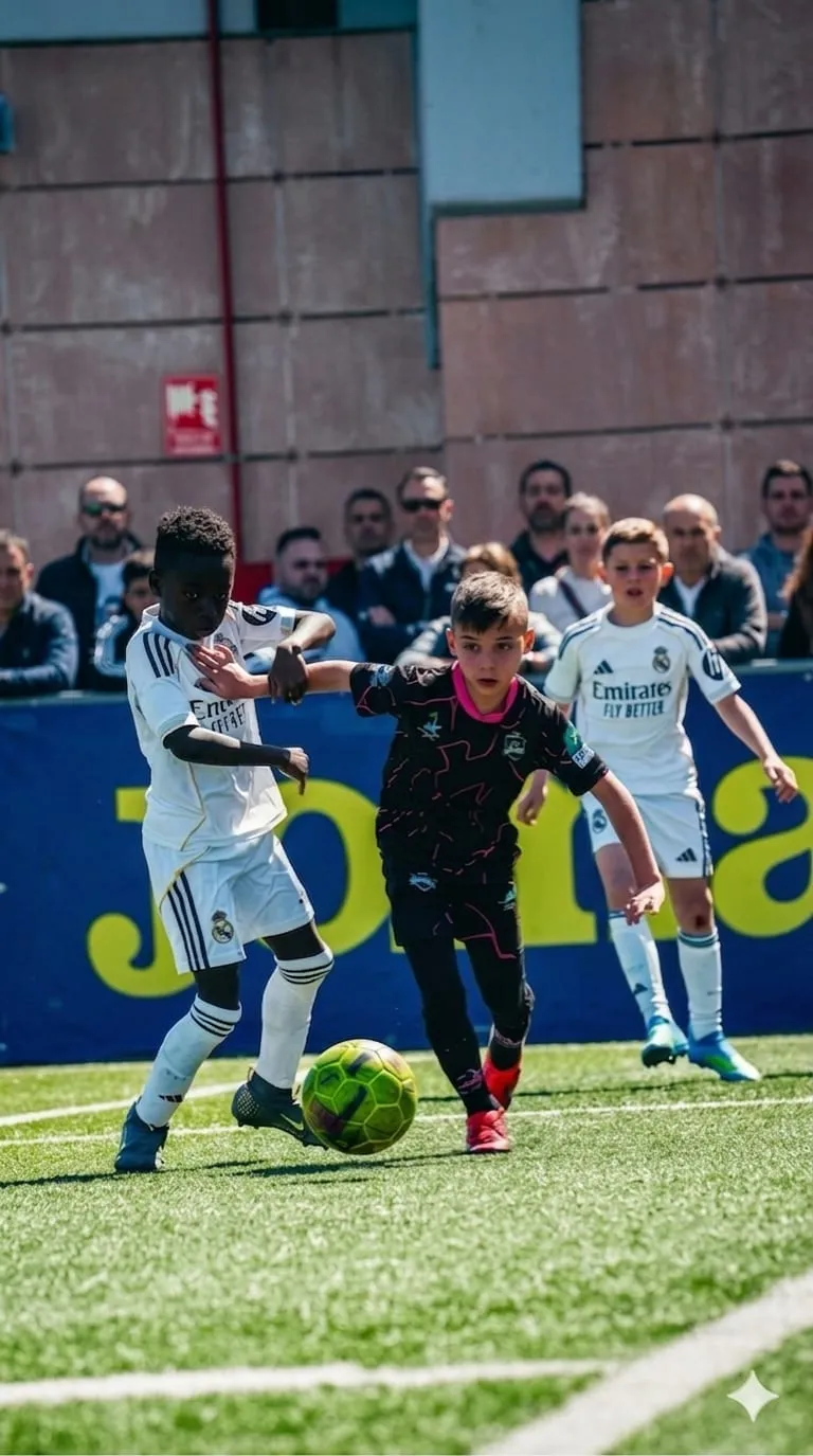 Nathan v súboji s hráčom Realu Madrid